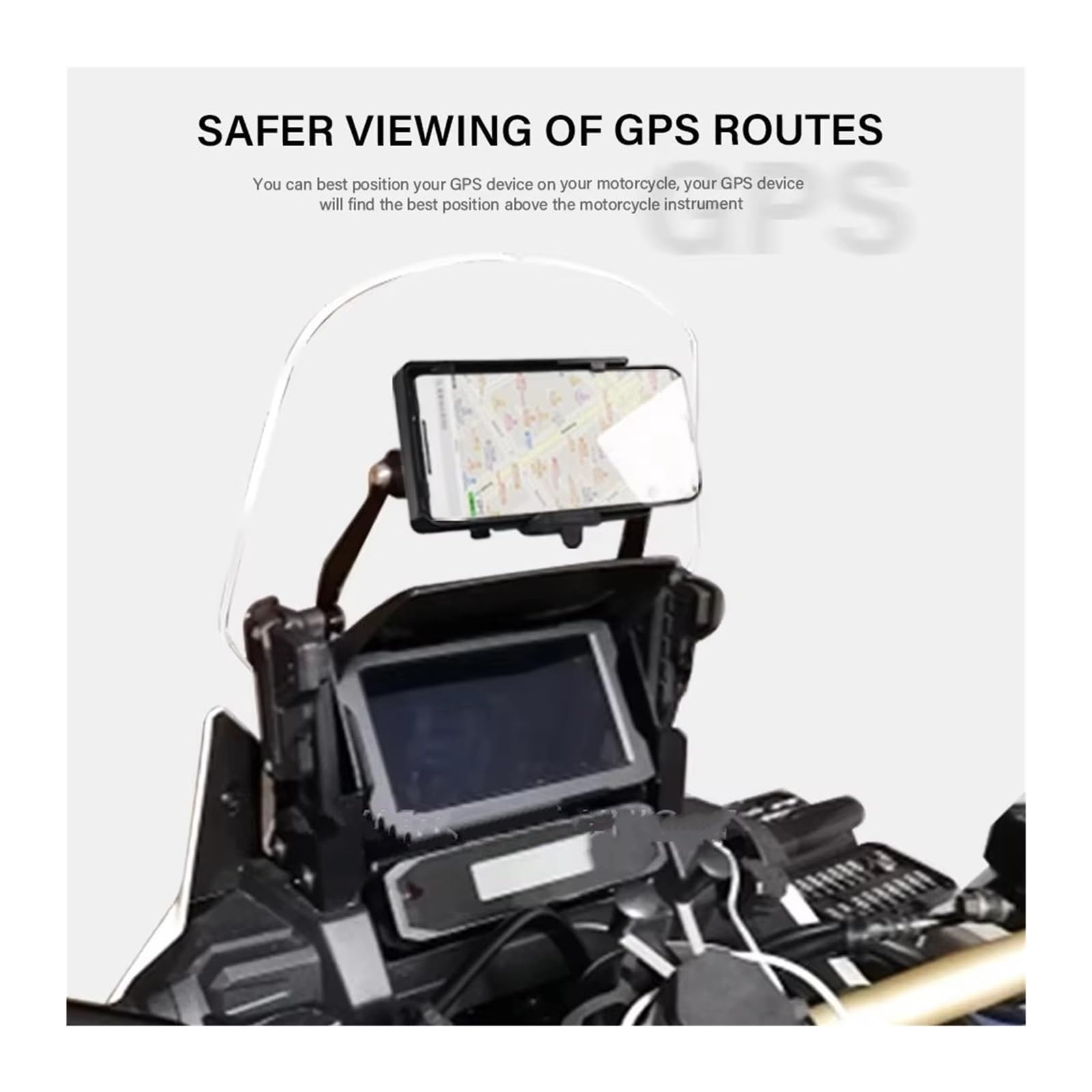 Porta Cellulare Moto Per L'Africa Per Twin Supporto Navigatore GPS