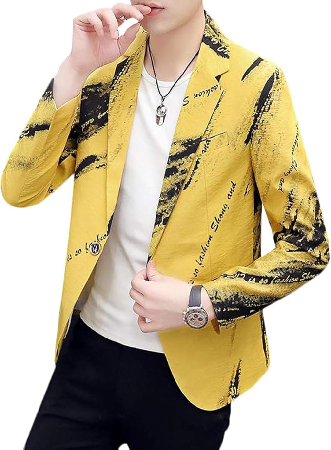 Amazon Yyq Shop テーラードジャケット メンズ スリム スーツジャケット ブレザー 花柄 ファッション 演出服 細身 一つボタン フォーマル ステージ衣装 派手 パーティー 春 秋 コート ジャケット 通販 Amazon Yyq Shop テーラードジャケット メンズ スリム スーツジャケット ブレザー 花柄 ファッション 演出服 細身 一つボタン フォーマル ステージ衣装 派手 パーティー 春 秋 コート ジャケット 通販