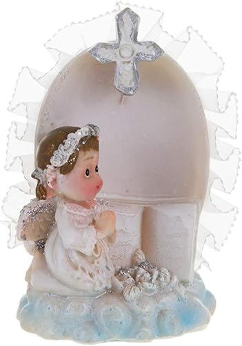 Miniatura 2 de Figura de recuerdo, 12 piezas, ángel para niña, arrodillado, orando junto a la Biblia, decoraciones impresionantes o recuerdos de fiesta, para