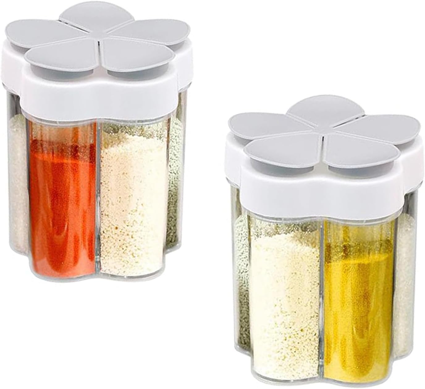 FHBHJNATC Pack of 2 Spice Shakers, Camping, Travel Spice Shakers, 5 in