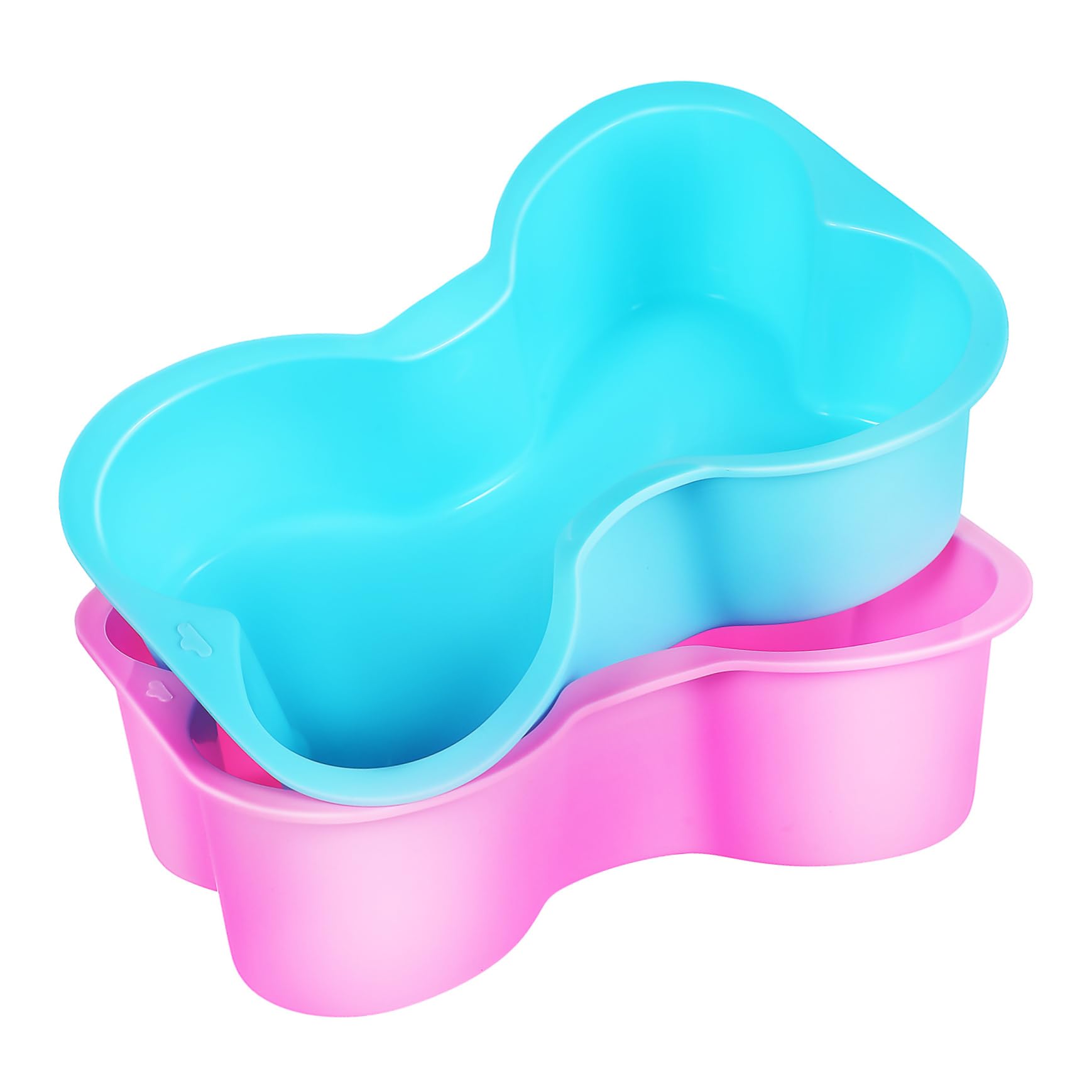 10pièces Moules à Gâteau Silicone Pour Chiens De Moules De Fête Anniversaire Pour Gâteaux Et Résistants Chaleur Et Faciles à Démouler