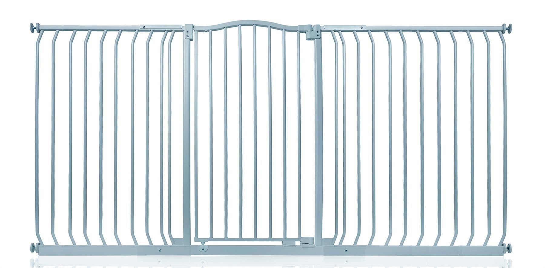 Safetots Extra Tall Curved Top Safety Gate, 116cm - 125cm, Matt Black, Extra Tall 100cm in Height, Pressure Fit Stair Gate, Baby Gate for Doors Hallways and Spaces, Safety Barrier, Easy Installation — view 32