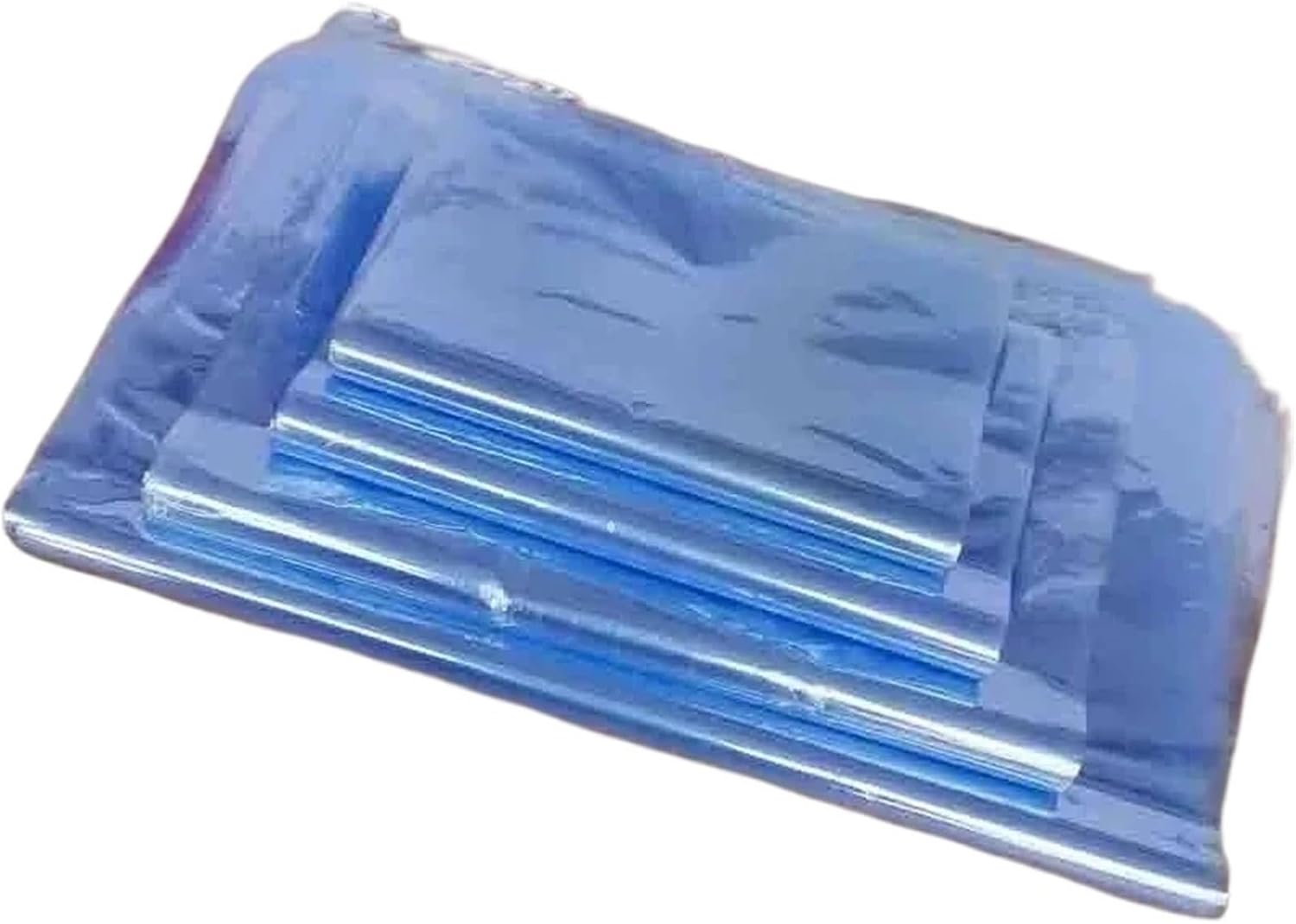CAARLA Heat Shrink Film 100pcs PVC Heat Shrink Film Bag Wrap Storage Seal Packing Bag Clear Polybag Cosmetics Blower Heat Seal Shrinkable Bag(35x40cm)