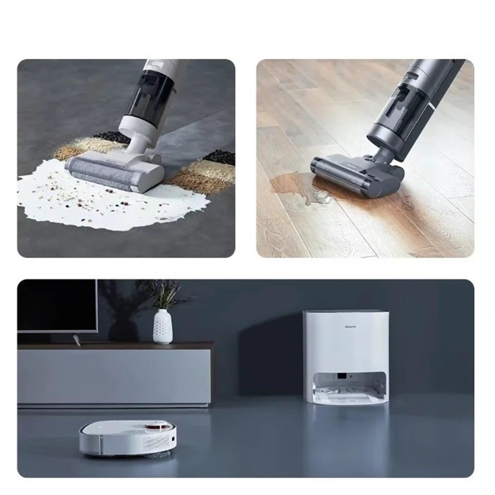 Solución de limpieza especial for suelos multisuperficie, compatible con Dreame H14, H15, H14, Duai, H14pro, M13, M12, H11, H12, W10s Ultra/L50 Ultra, limpiador de suelos duros de 3000ml.