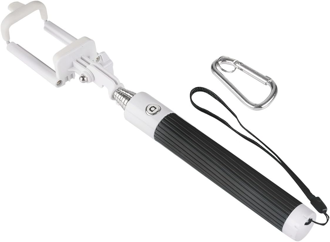 Selfie Stick with Aux-in Wired Shutter Release (Black)