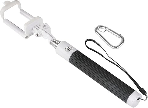 Vivitar Selfie Stick with Aux-in Wired Shutter Release Black