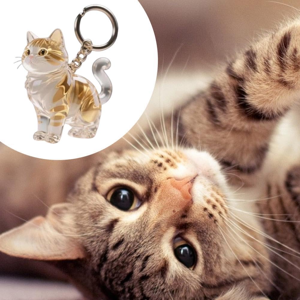 Portachiavi a bottiglia per peli di gatto e cane regalo amanti animali domestici