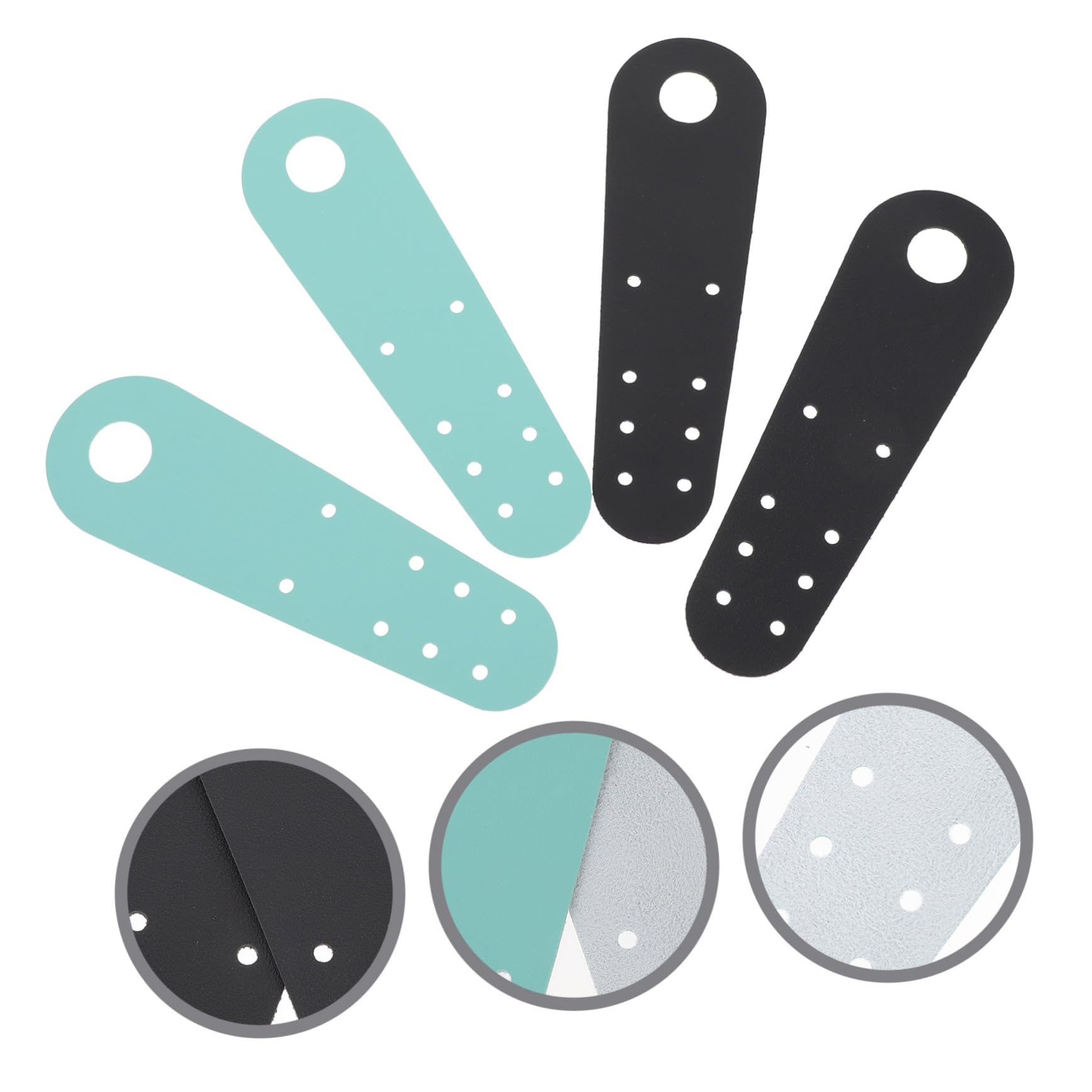 Sosoport Housse De pour Patins À Glace Protège-Orteils Protège-Patins Protège-Patins Embout en Mousse Entretoises pour Patins À Glace Housse De en Cuir Rigide