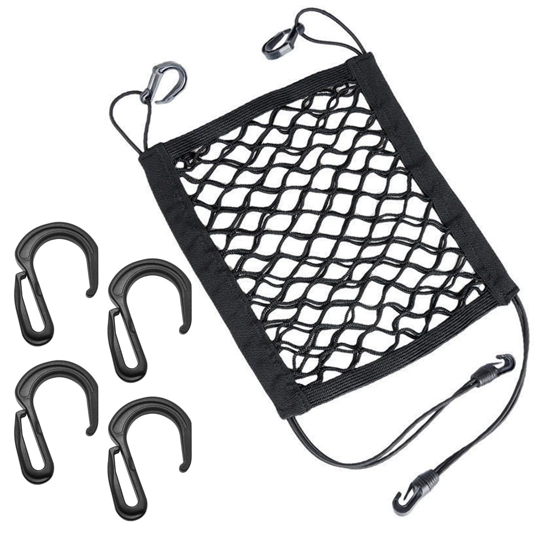 Rete Elastica Per Bagagli Moto 30x30cm - Impermeabile, Per Casco, Serbatoio, ATV - Foto 9