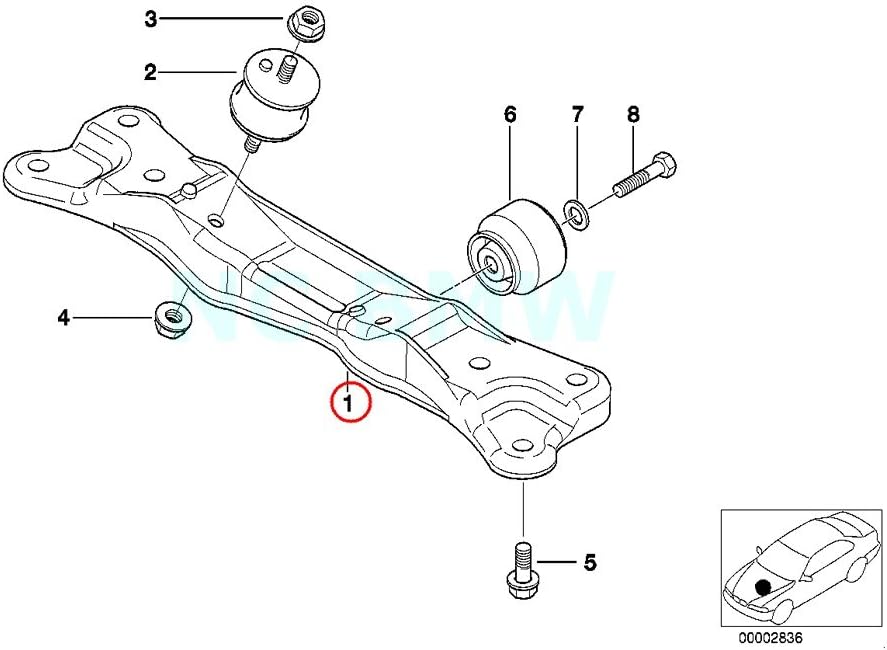 BMW Genuine Gearbox Support Automotive
