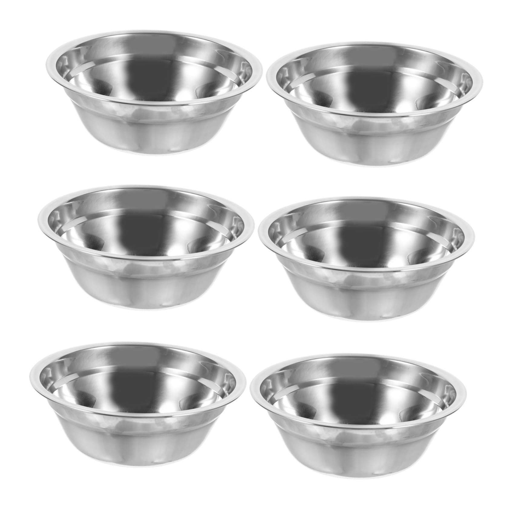 FRCOLOR Juego de cuencos para de acero inoxidable para mezclar utensilios de metal para de metal para spa, recipiente para mezclar máscaras, recipiente de acero inoxidable,