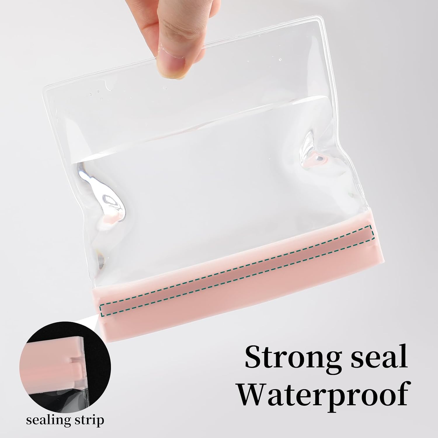 40PCS Anti Tarnish EVA Jewelry Bags, Thick Clear Plastic Storage Pouches for Rings, Earrings, Bracelets and Necklaces, Soft Odor Free Small Jewelry Organizer for Travel Gift Packaging,Mixed Sizes