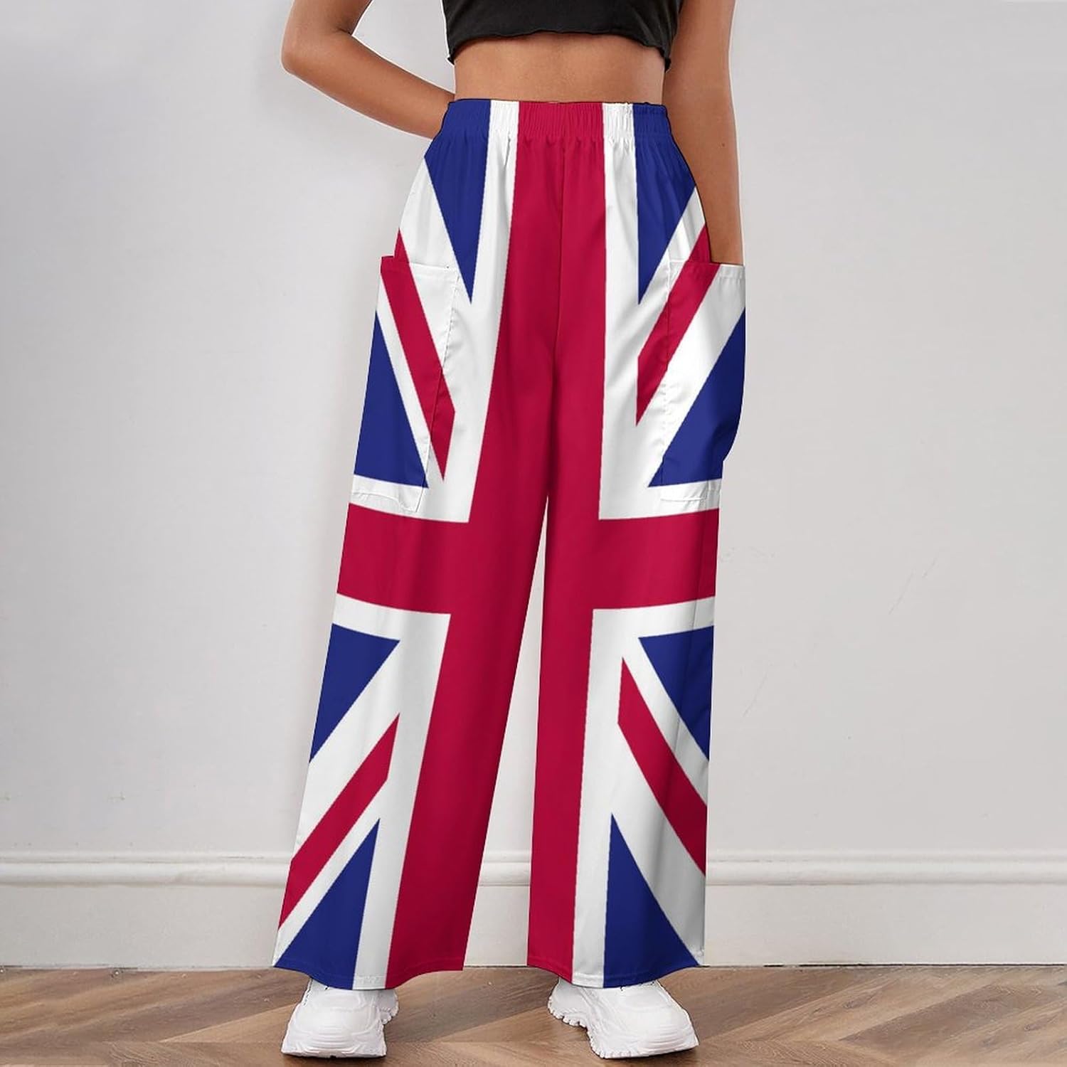 Zakqeik Philippines Flag Women Casual Loose Pants Sweatpants Elastic Waist with Pockets