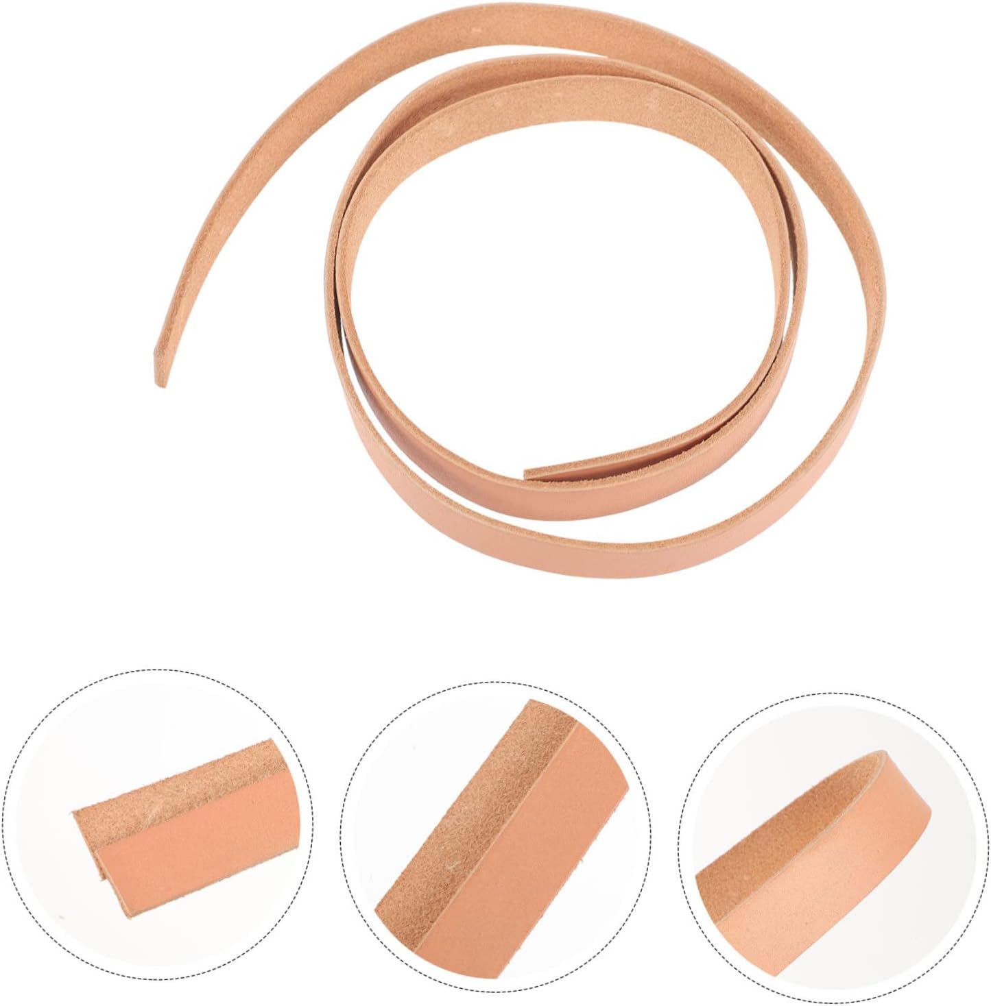 5pcs Craft Making Leather Strap Wide Strip for Jewelry Bracelets and Necklaces for Home Decor and Fashion Accessories