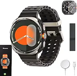 Relógio Inteligente Smartwatch Ma27 MICROWEAR Ma27 Whatsapp Nfc Amoled 47mm Chatgt 24/25+ Brindes(Org).