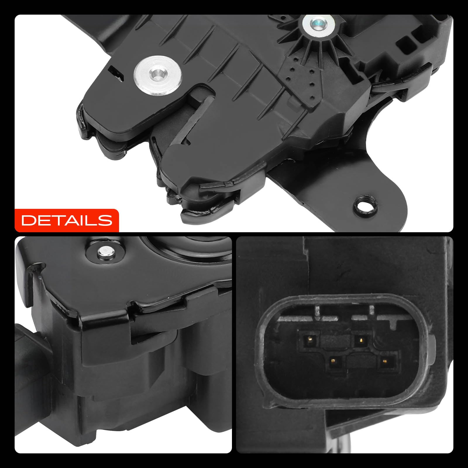 Frankberg Cerradura del portón trasero Puerta trasera del vehículo Izquierda Abajo Compatible con M.i.n.i Clubman R55 C.o.o.p.e.r Izquierda Abajo 1.6L-2.0L 2007-2014 Replace# 51247167498
