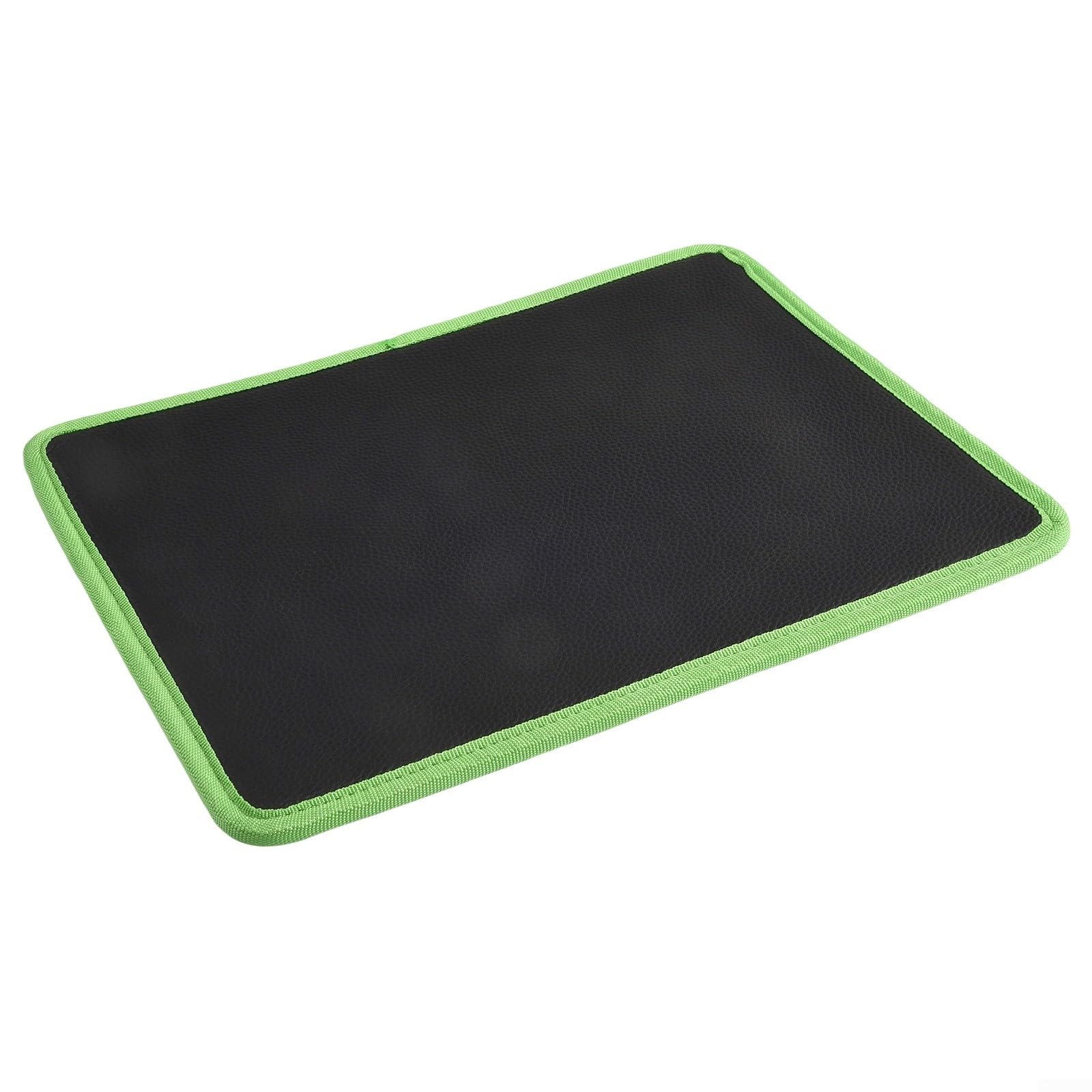 Set di 3 vassoi magnetici per riparazione auto e officina, colore verde e nero, adatto per meccanici e appassionati di fai da te (3 pezzi)