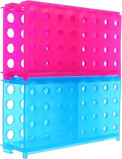 TEHAUX 2pcs Centrifuge Tube Rack Storage Holder for Microcentrifuge Tubes Random Color