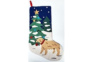 Golden Retriever Christmas Stocking