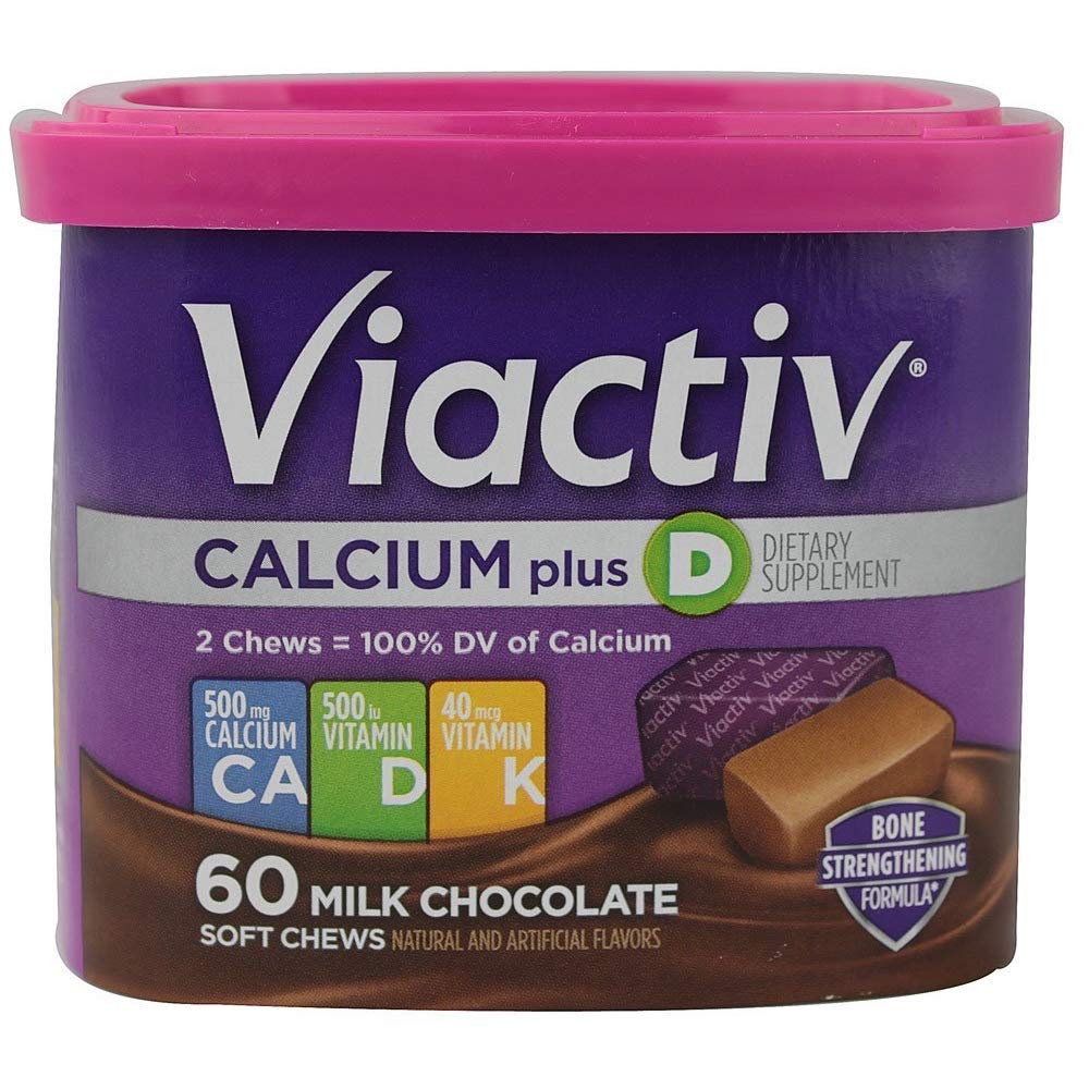 Calcium Plus D, Soft Chews, Milk Chocolate 60 ea (Pack of 3)