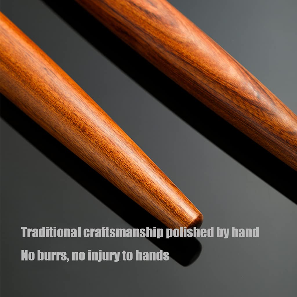 Rodillos Franceses De Palisandro para Hornear, Rodillo Cónico para Corteza De Tarta De Fondant, Galletas, Pastelería, Pasta,38 * 3cm