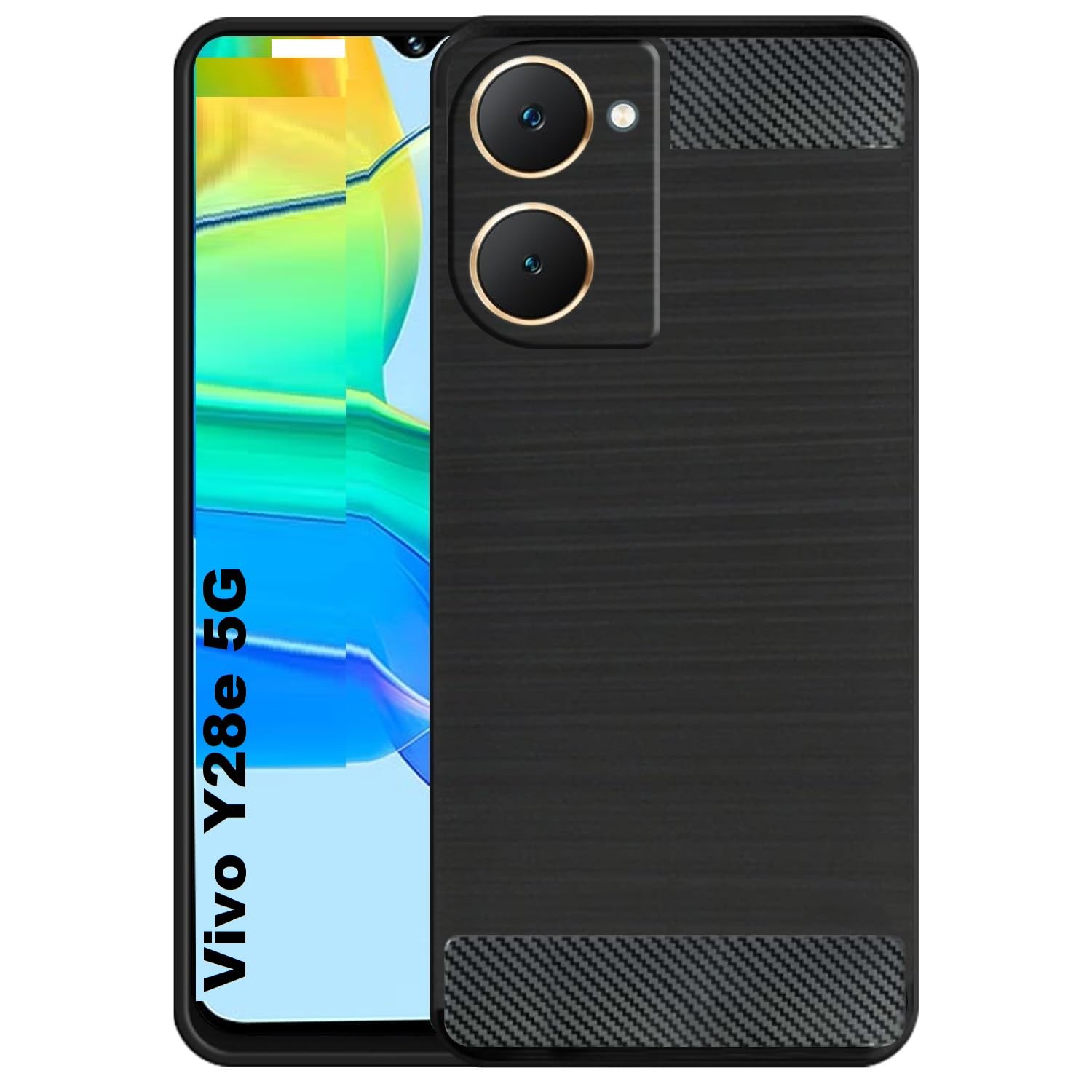 AARALHUB Vivo Y28e 5G Back Cover | Dual Protection Case | Back Cover Case for Vivo Y28e 5G (B0D9YXPDCS) Amazon Price History, Amazon Price Tracker