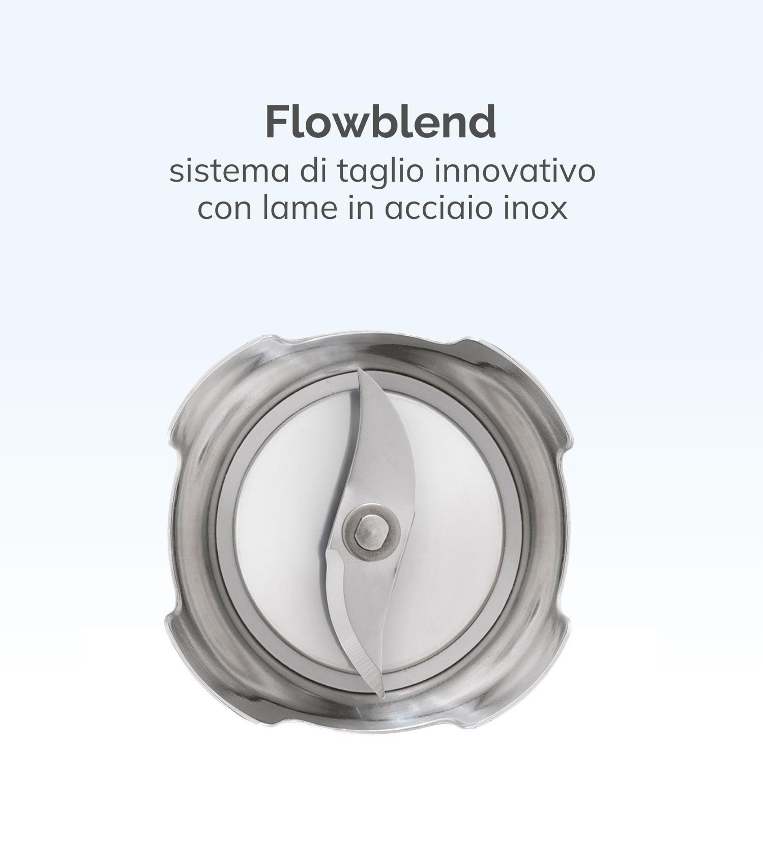 Smeg, Frullatore a Immersione HBF11CREU, Funzione Turbo e Sistema di Taglio Flowblend, con Impugnatura Antiscivolo, Avvolgicavo Integrato, Accessori Non Inclusi, Potenza 700W, Panna