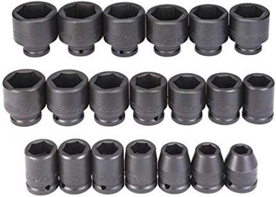 Stanley Proto Proto J72103 3/4" Drive 20Piece Impact Socket Set - 6 Pt. (1 Set Pack)