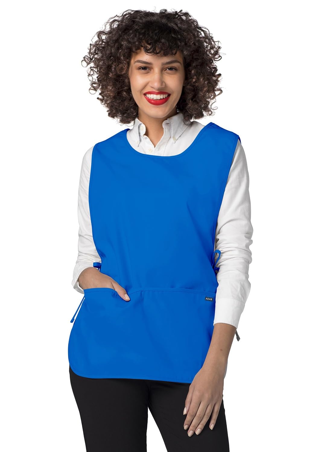 Adar uniwersalny fartuch dwupak - fartuch unisex, Regal Blue, XL