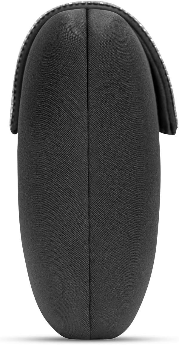 Satin Rhinestones Evening Bags Party Bridal Clutch Purse For Women Prom Clutch - Image 5