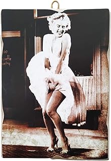Comprar KUSTOM ART Marilyn Monroe - Cuadro de estilo vintage, estampado en madera, 10 x 15 cm