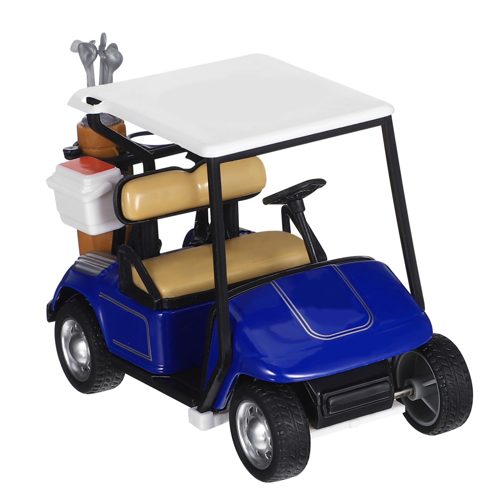 Totority Scale Golf Cart Sculpture for Home Compact Durable Golf Cart Adornment Elegant Decorative for Living Room Office Study