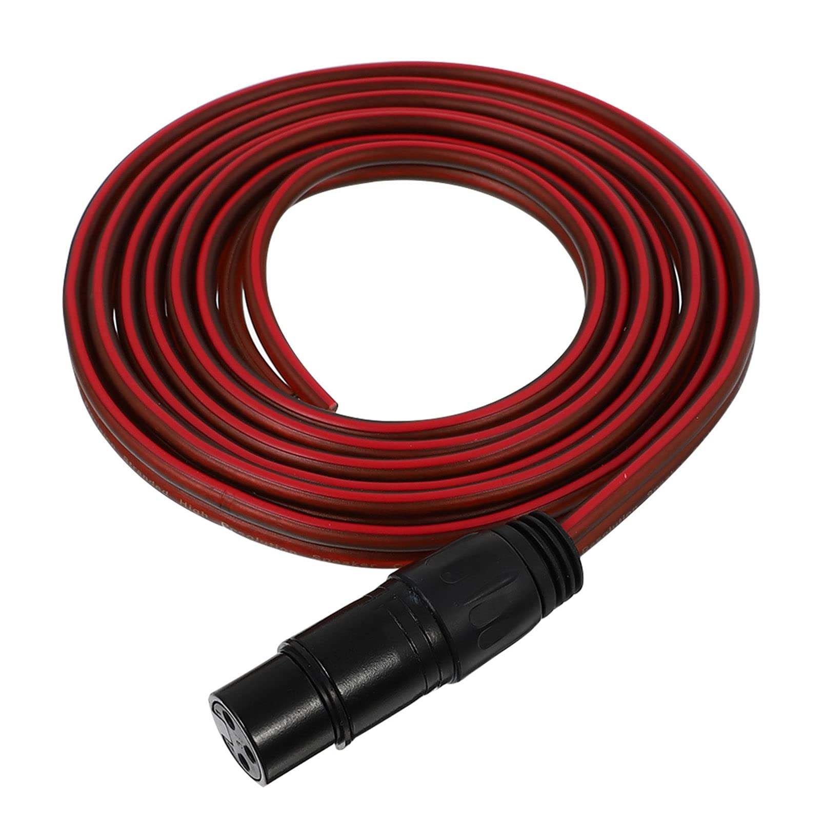 KALLORY 1Pc Banana Speaker Wire Durable Audio Cord with Design for Home Theater and Sound System Connections