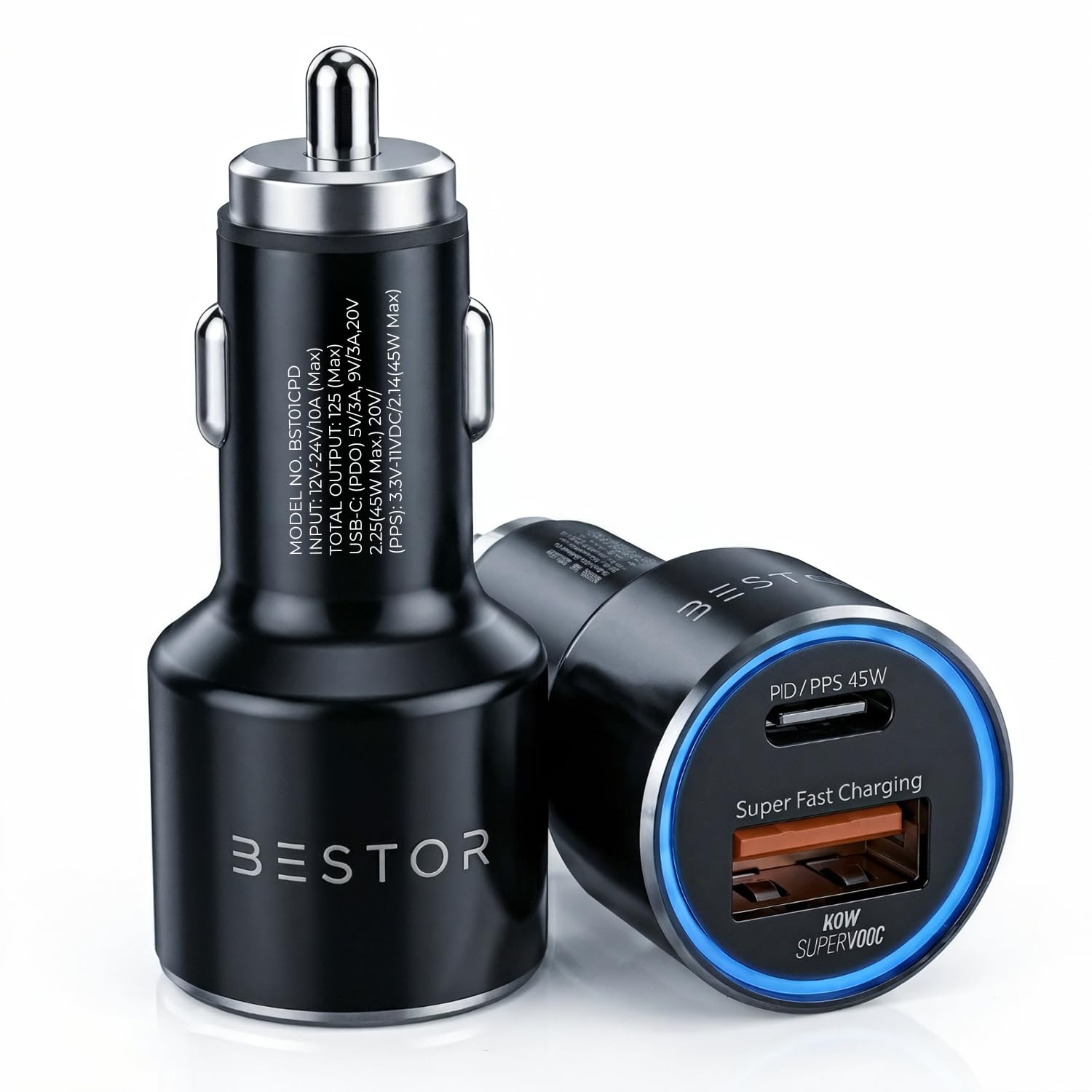 VoltDrive Pro 125W Car Fast Charging with Dual Output, Type C PD(45W), and USB Port(80w), BIS Certified and Compatible with, All Smartphones and Other USB Devices-image-33