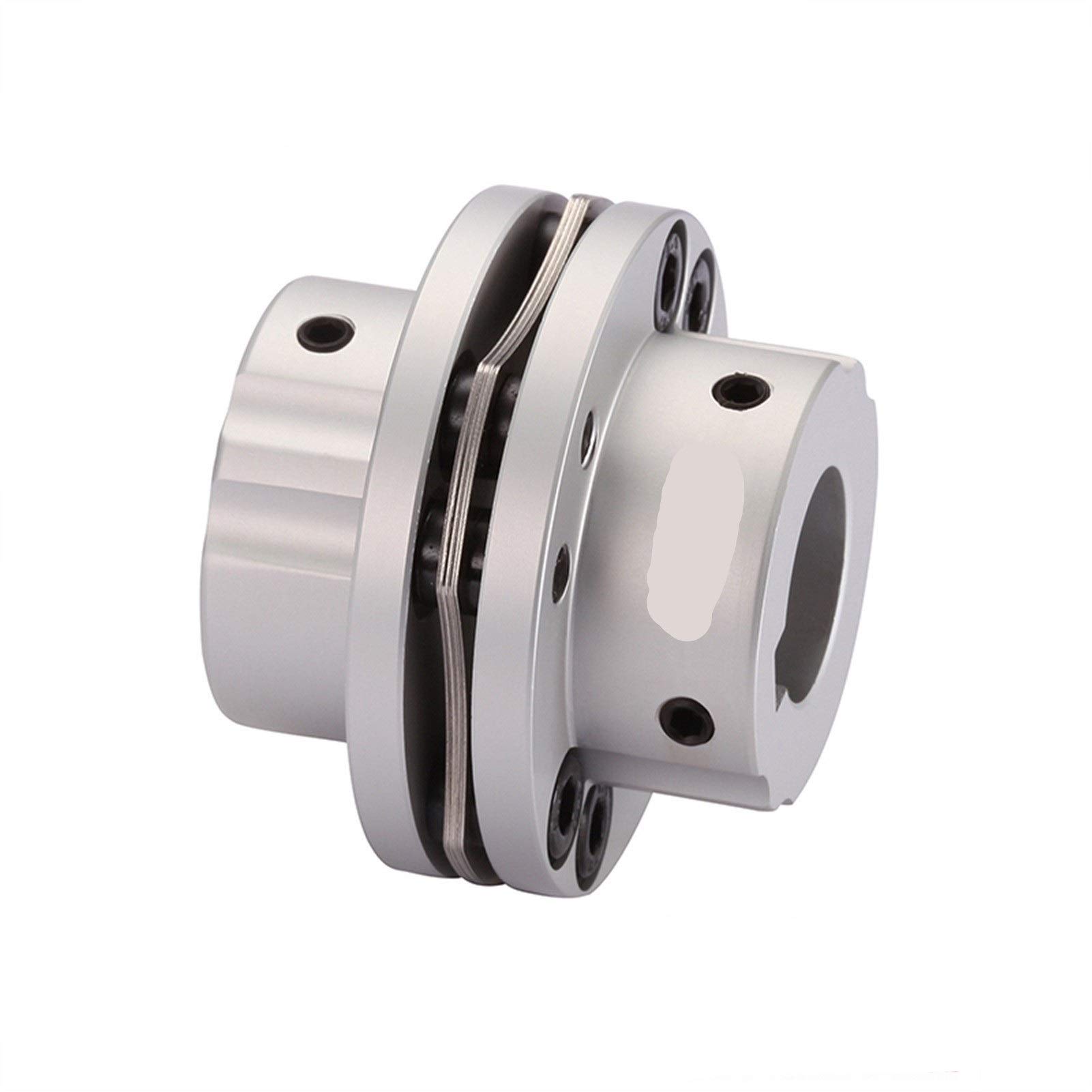 TEYWET Coupler 8 Screw Aluminum Alloy High Rigidity Step Type Single Diaphragm Shaft Coupling Metal (Inner Diameter : GSTB 56X45(10 20))