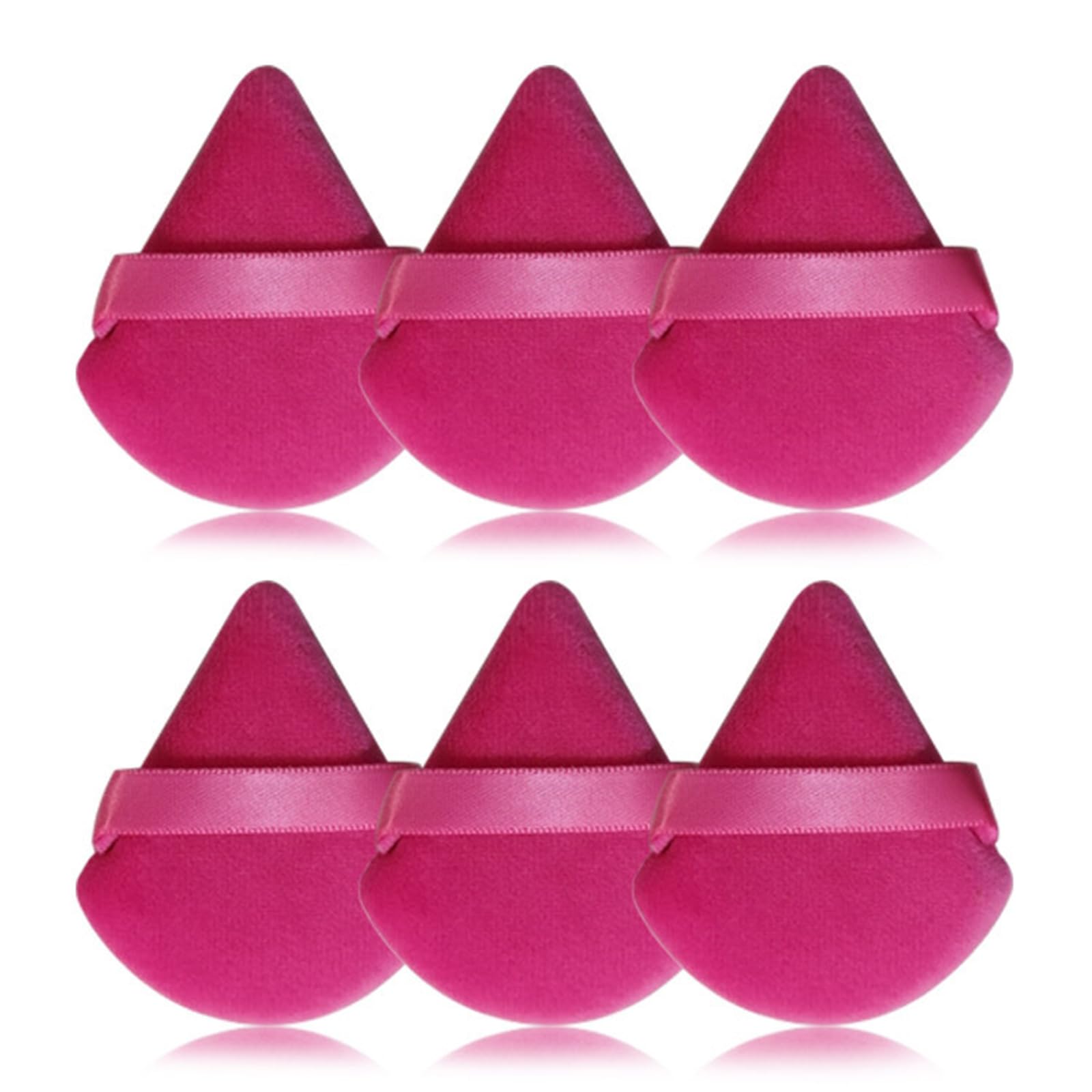 4/6/15Pcs Soft Powder Puff Triangles - Cosmetic Body Loose Powder Wet Dry Makeup Tool Set for Face - Sponge Puff