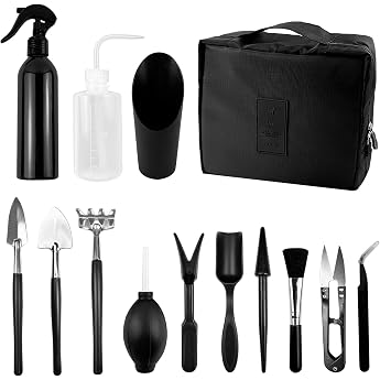 Bonsai Tool Bonsai Starter Kit Bonsai Set Starter Kit Tool Garden Tool Mini Garden Tools Set Bonsai Tool for Indoor Plants and Professional Bonsai Breeding
