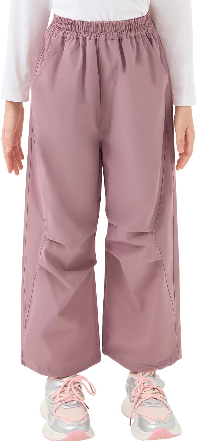 Gogokids Boys Girls Hiking Pants Waterproof Quick Dry Cargo Pants Casual Athletic Pants Lightweight Outdoor Camping for 4-12Y