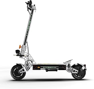 Electric Scooter, 1000/1600/5600 W Motor, 28-46 Mph, 31-52 Miles Range, 18.2/15.6/20.8/35 AH Battery, Dual Suspension & Hydraulic Braking System Scooter for Adults with Seat & Storage Box