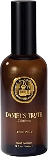 Daniel’s Truth Hand Perfume Spray, Truth No.2 Scent, 3.4 fl.oz. (100ml) – Made in USA, Long-Lasting Hydrating Mist for Hands and Hair with Kosher-Certified Base, Propolis & Vitamin C