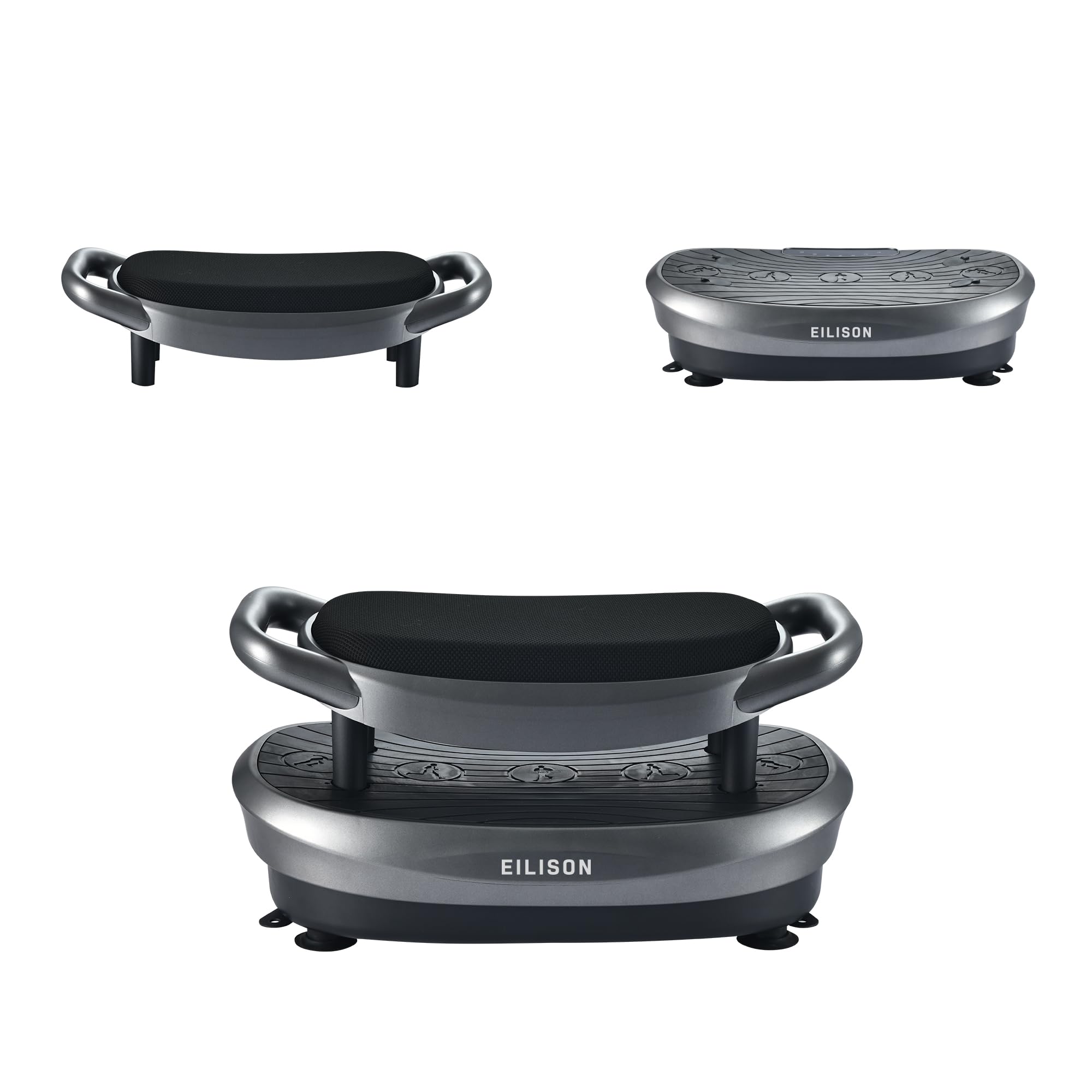 EILISON FITABS 3D Vibration Plate Exercise Machine with Seat - Ocsillation Pulsation Vibration Platform Push Up Vibration Machine