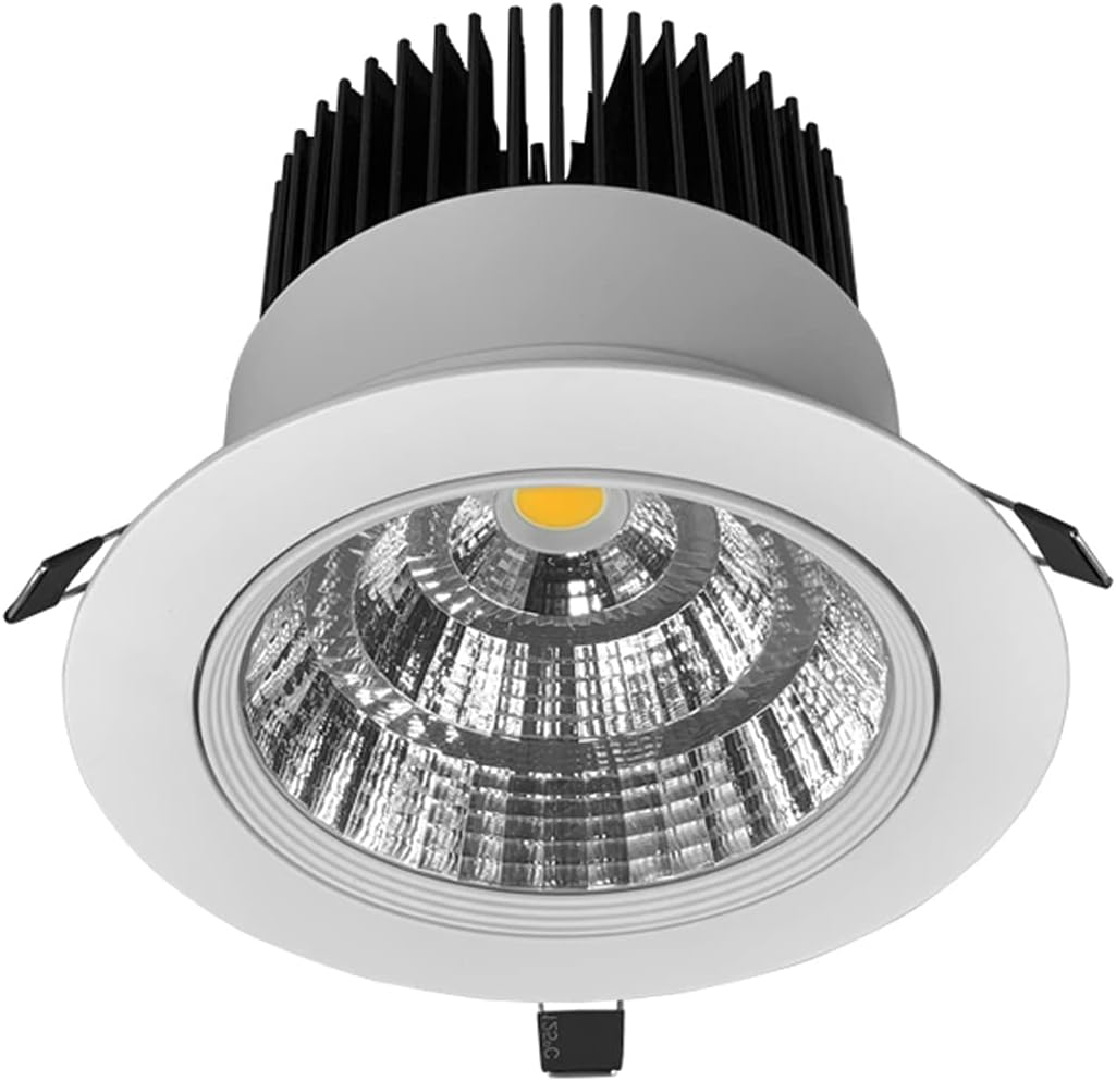 30W 6 Inches Dimmable Flush Mount COB-Chipset Anti-glare LED Ceiling Recessed Light Fixture Indoor White Lamp