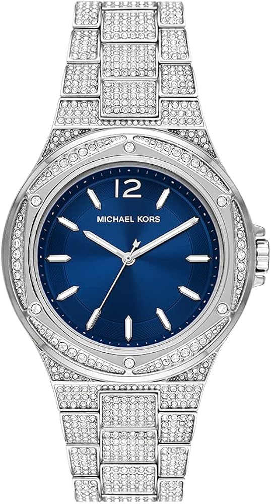 Michael Kors Lennox Three-Hand Stainless Steel Watch