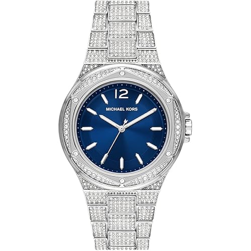 Michael Kors Lennox Three-Hand Stainless Steel Watch