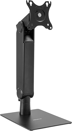 Miniatura 8 de Mount-It! Brazo de monitor individual independiente de 17 a 32 pulgadas, altura ajustable, soporte de monitor con mecanismo de resorte ajustable de
