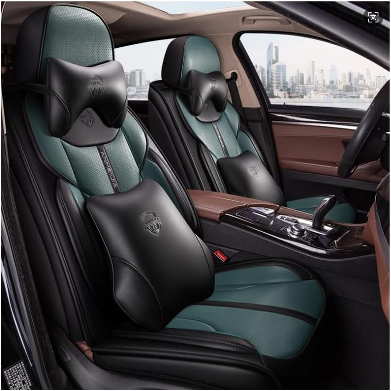 Car Seat Covers Universal Set for VW Volkswagen Passat Variant Passat B6 Variant Passat B7 Variant Passat B8 Variant Accessories Green