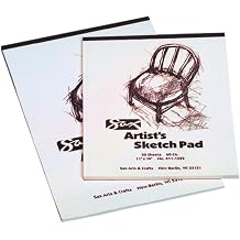 Sax Artists Sketch Pad - 9 x 12 inches - 50 Sheets per Pad, 60lbs - White - 453692