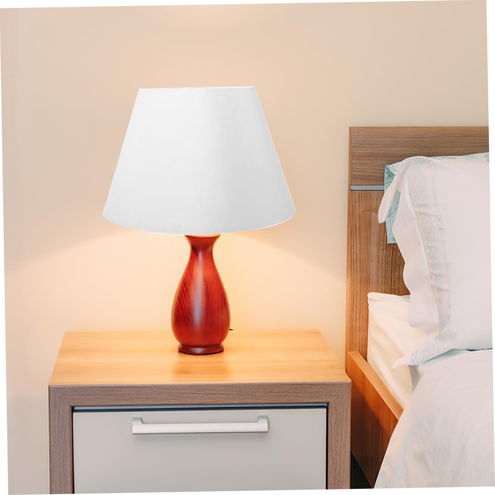 NUOBESTY Cubierta De Lámpara Pantalla Circular Para Lámpara De Escritorio De Pared Hecha De Material Para Dormitorio Sala De Estar Oficina