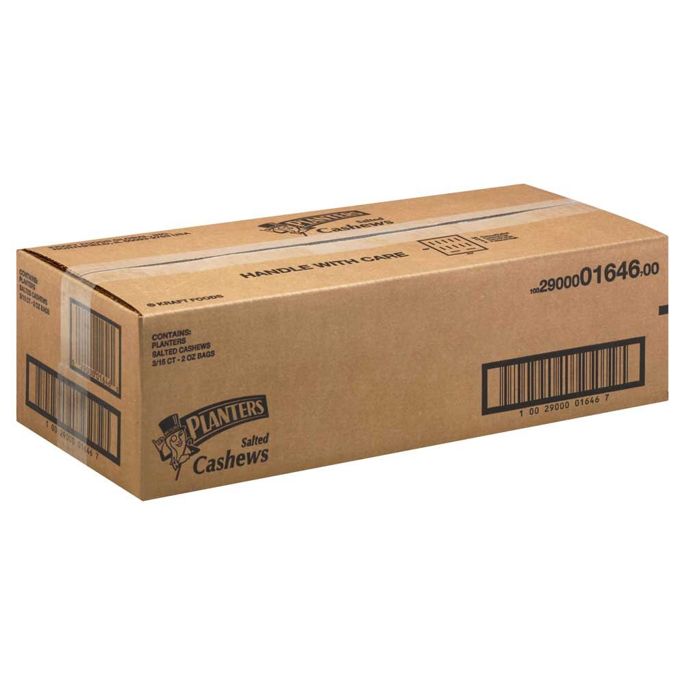 Planters Salted Cashew Nut, 2 Ounce 45 per case. Cooking And Baking Cashews