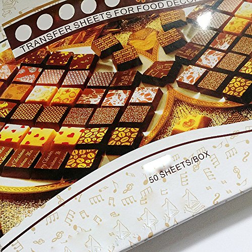 Sac de transfert de chocolat DIY coloré et feuilles de décoration pour pâtisserie (50 pcs) - 4